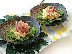 生ハムポテトサラダ