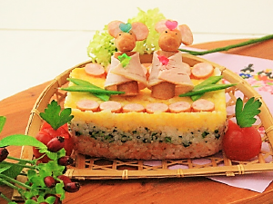 ひな人形ねずみ飾り